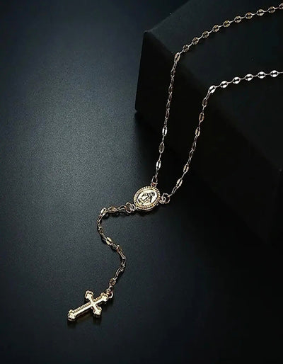 Oval Cross Pendant